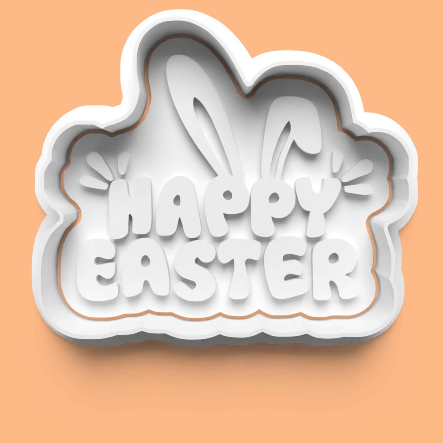 Easter Set 1 Cookie Cutter and Embosser Stamp Set