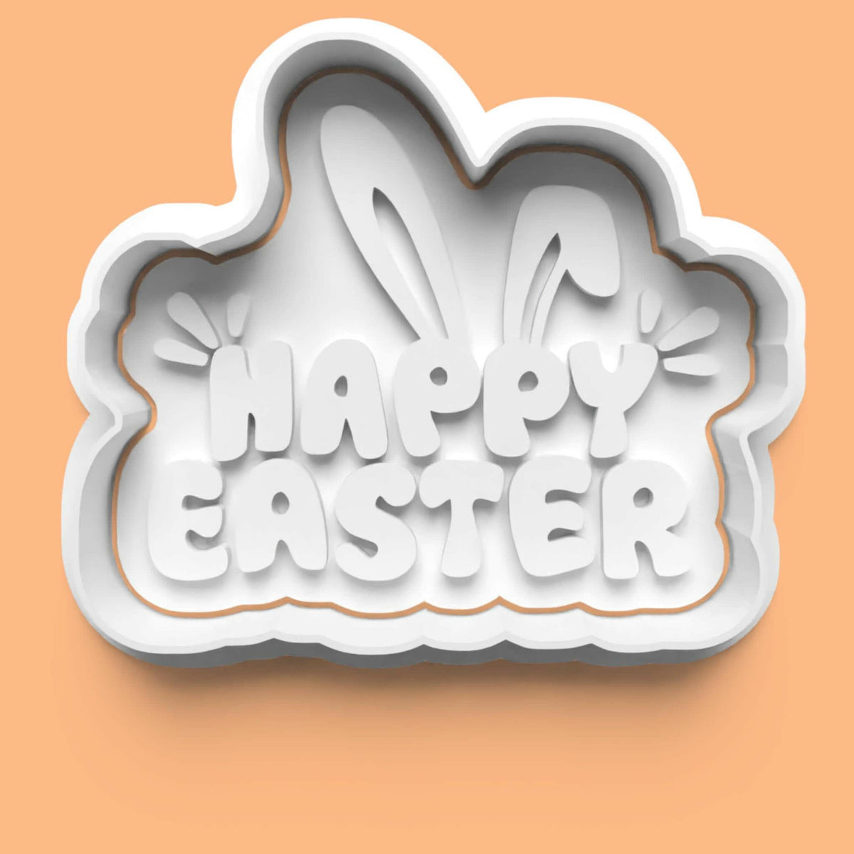 Easter Set 1 Cookie Cutter and Embosser Stamp Set.