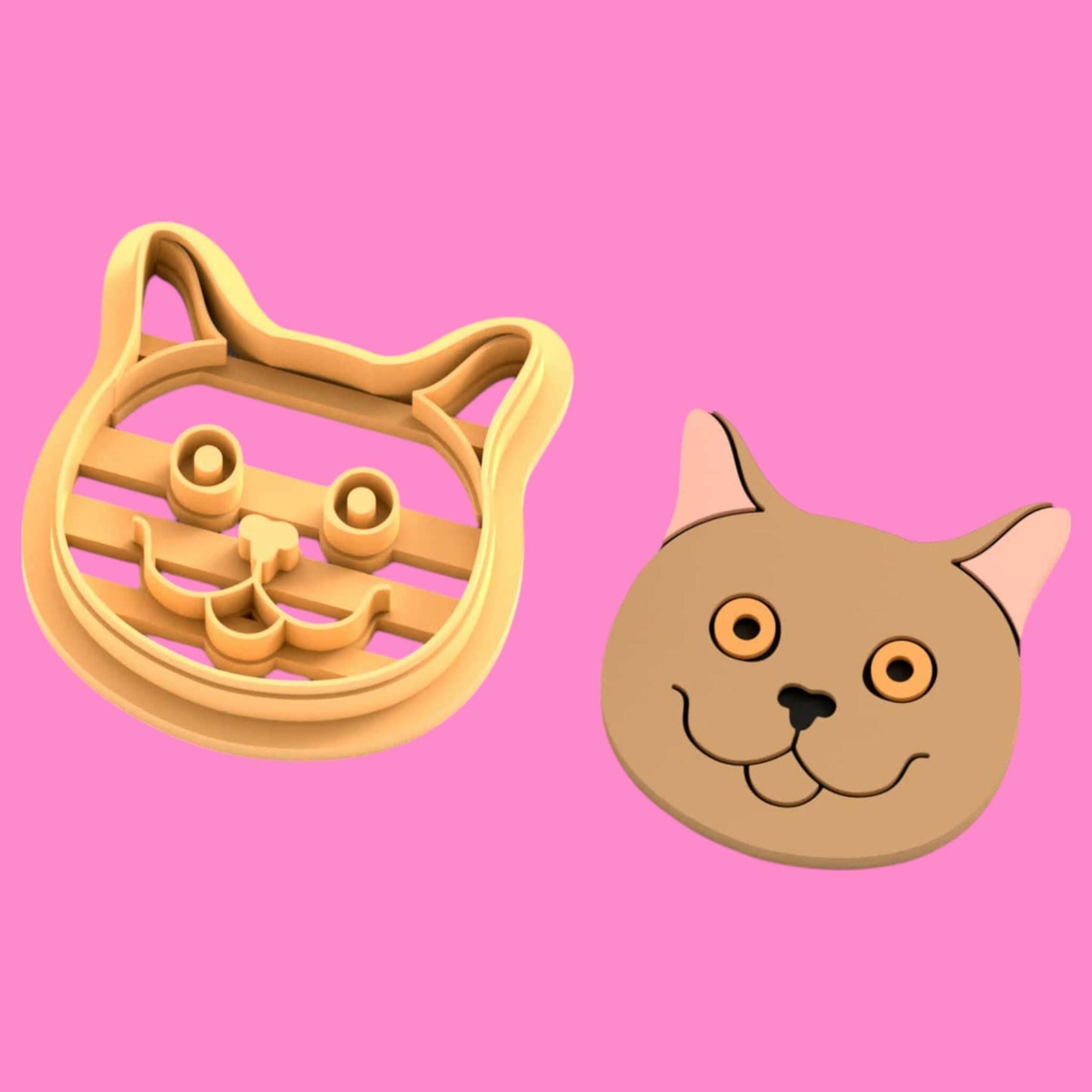 British Shorthair Cat- Polymer clay Tools -Jewellery Tools-Earring  Clay Cutters,Clay Earring Cutters,Most Unique Design. Cookie Cutter.