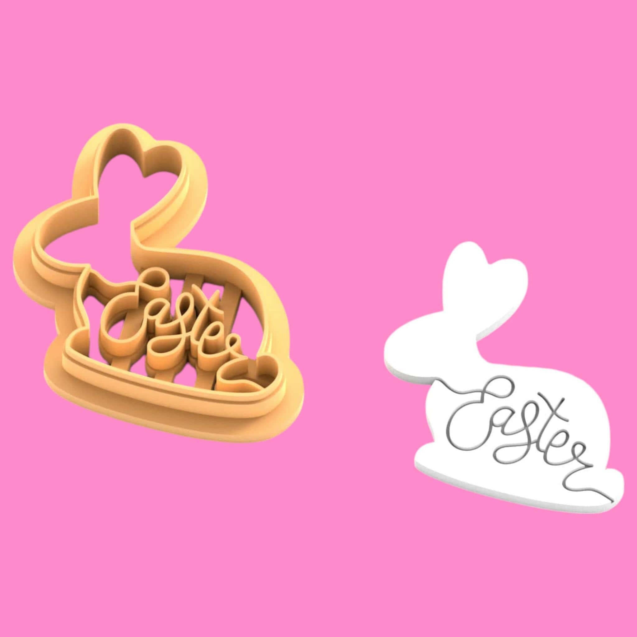 Bunny Easter Clay Cutter - Polymer clay Tools -Jewellery Tools-Earring  Clay Cutters,Clay Earring Cutters,Most Unique Design. Cookie Cutter.