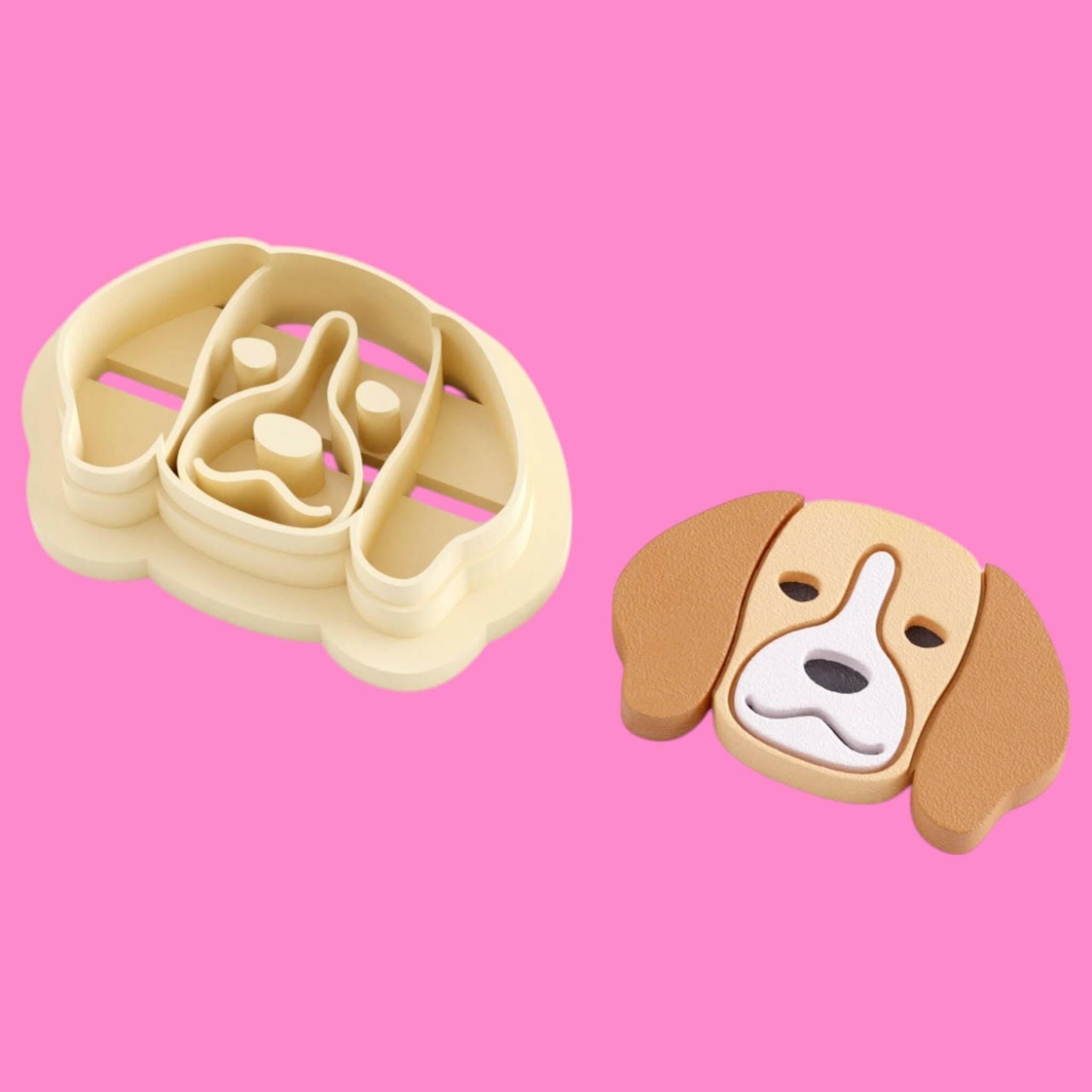 Beagle Head Clay Cutter- Polymer clay Tools -Jewellery Tools-Earring  Clay Cutters,Clay Earring Cutters,Most Unique Design. Cookie Cutter.