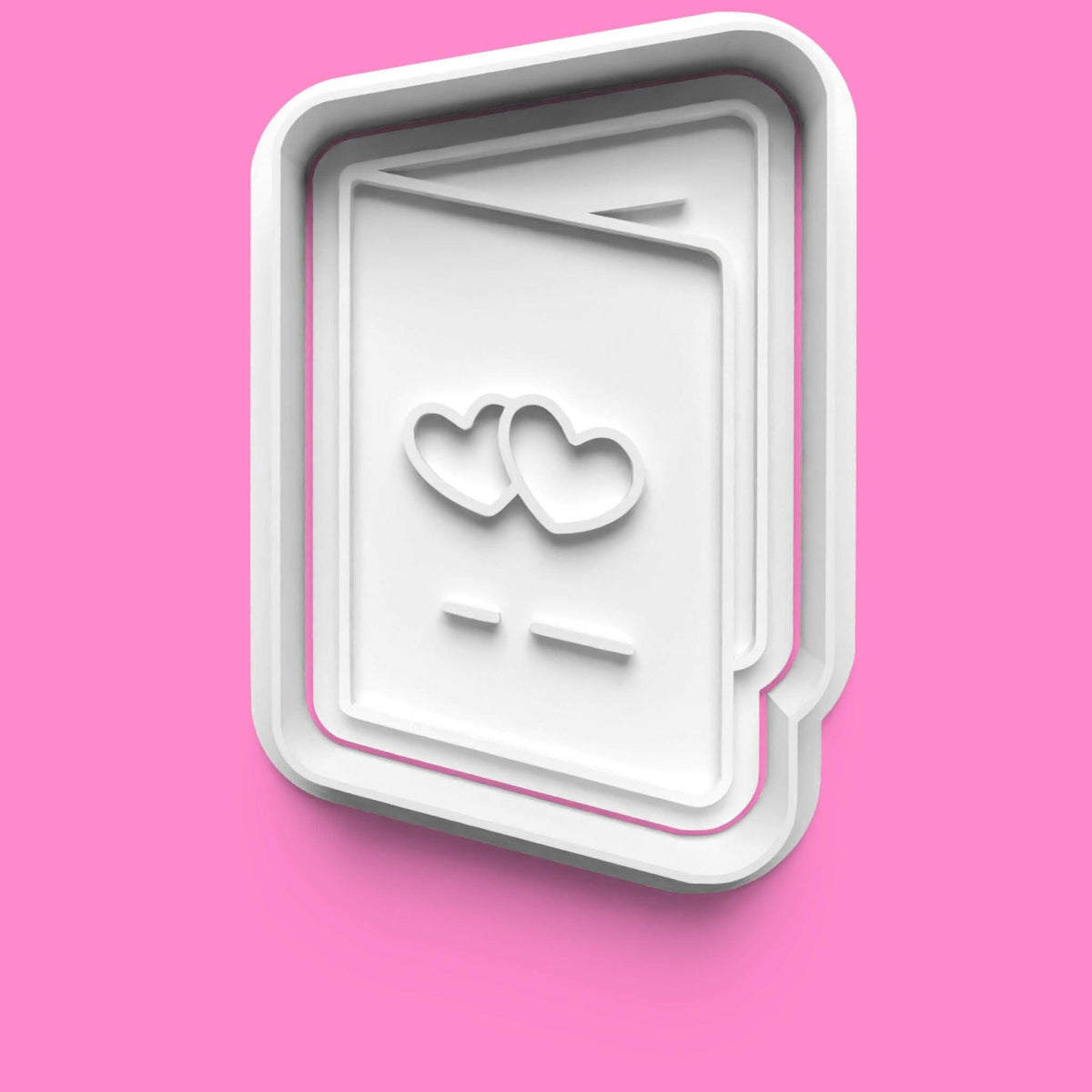 Valentines Love complete Cookie Cutter and Embosser Stamp Set..
