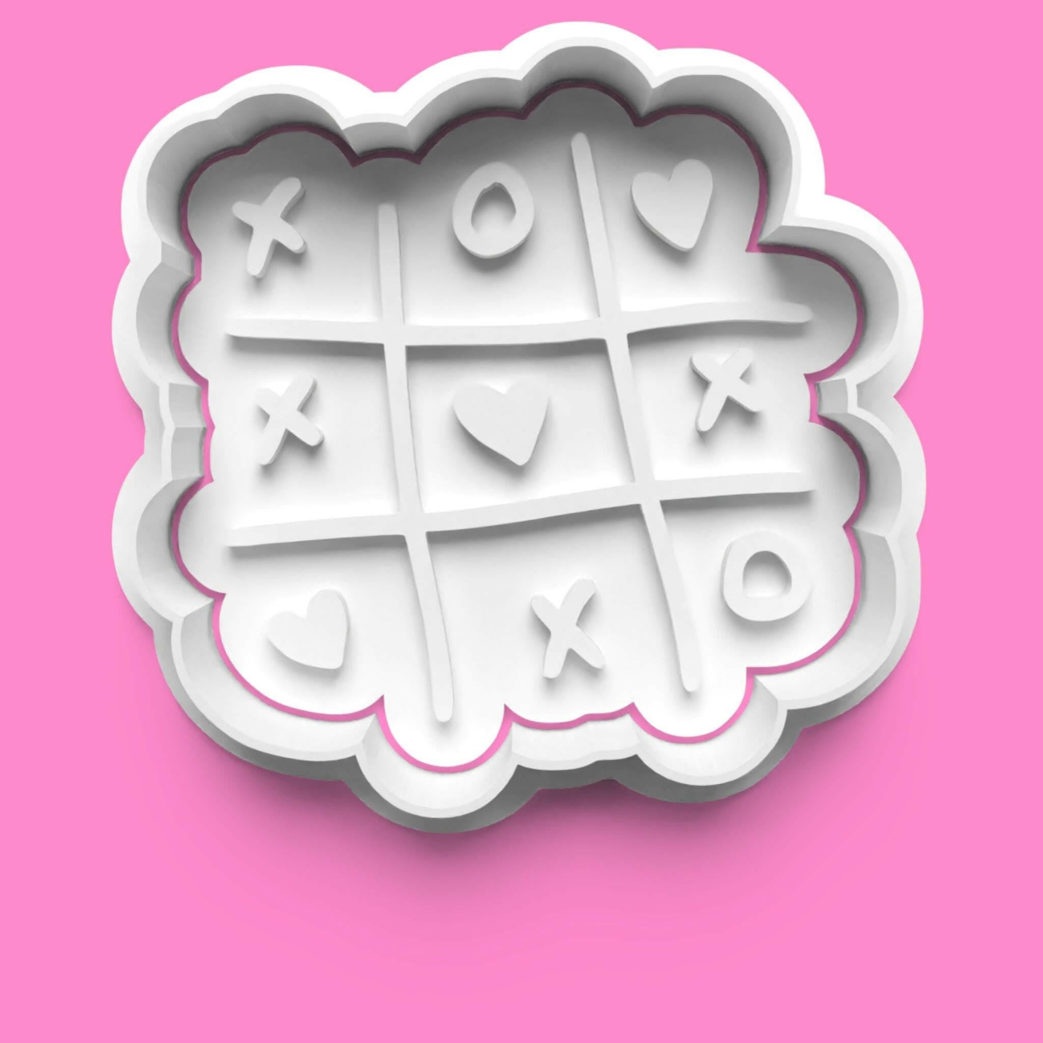 Valentines Love Set3 complete Cookie Cutter and Embosser Stamp Set..