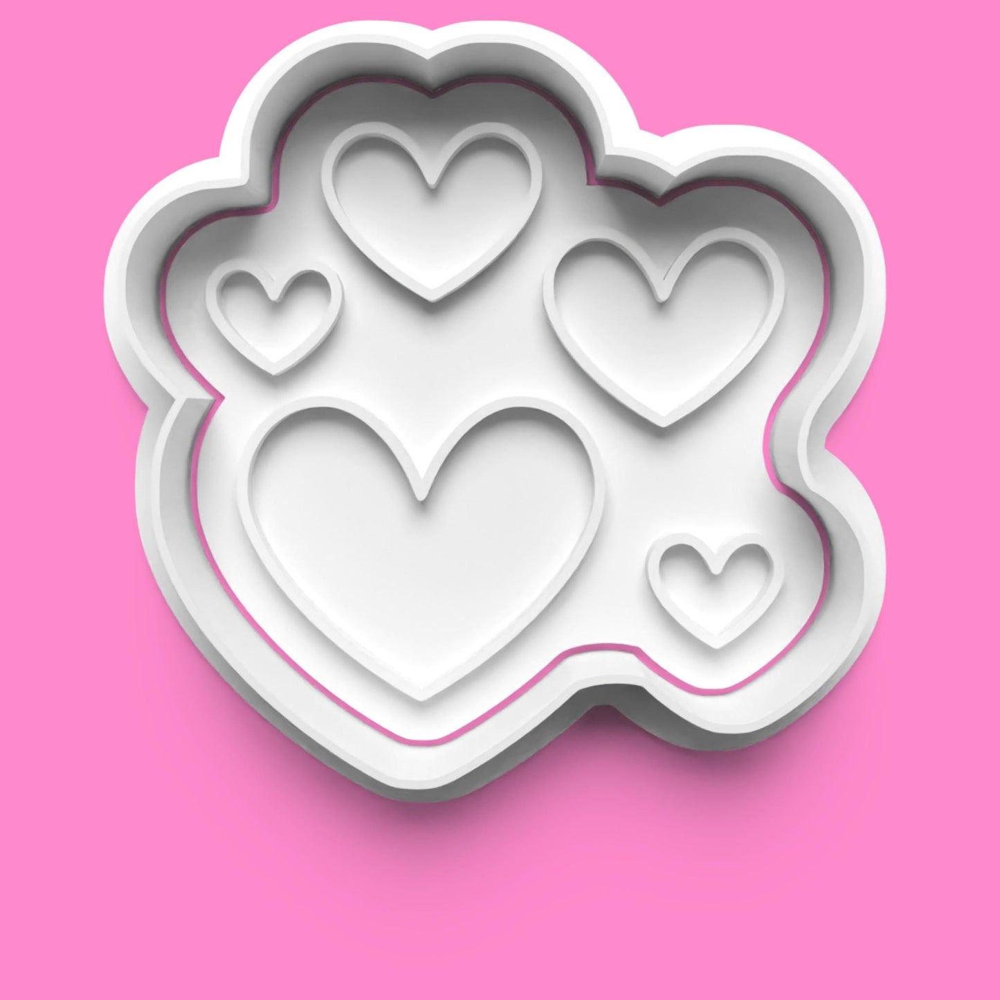 Valentines Love complete Cookie Cutter and Embosser Stamp Set. 0780