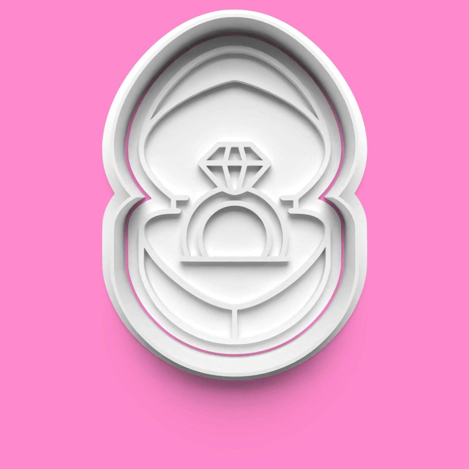 Valentines Love complete Cookie Cutter and Embosser Stamp Set. 0779.