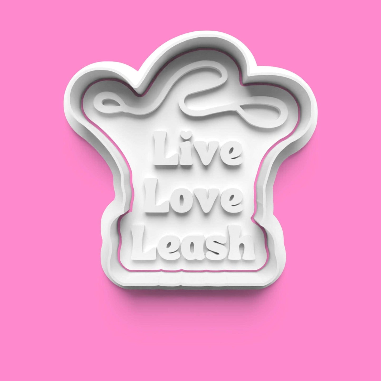 Dog Love Cookie Cutter and Embosser Stamp Set