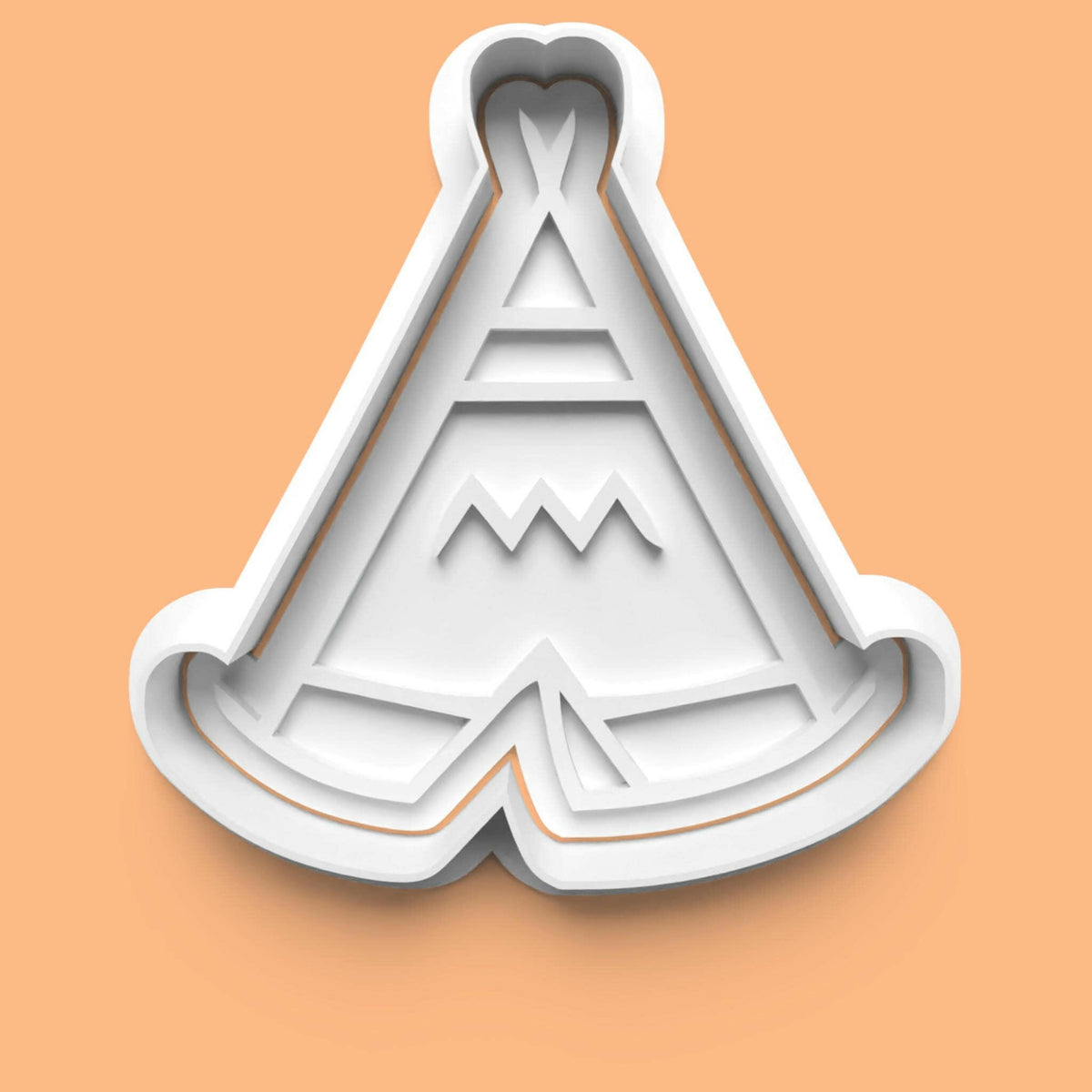 Native American Indian Cookie Cutter and Embosser Stamp Set.