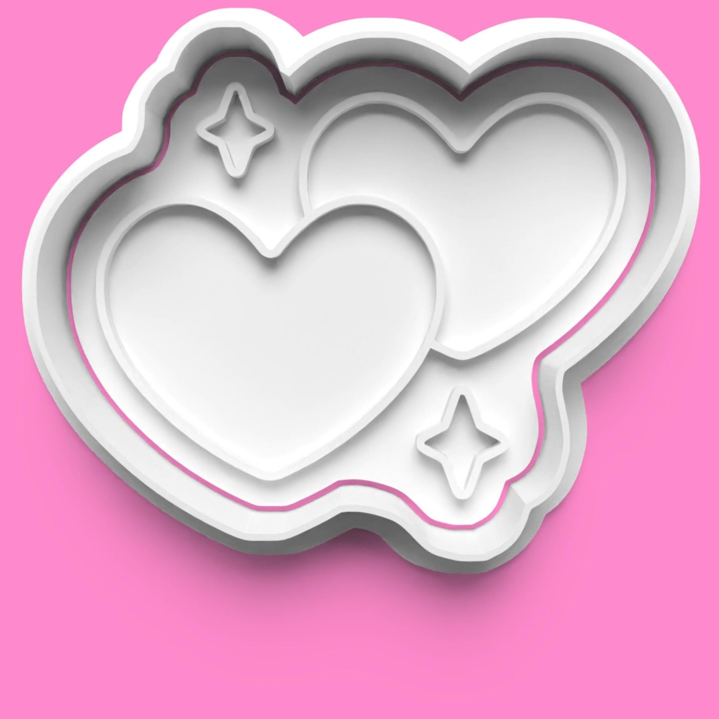 Valentines Love complete Cookie Cutter and Embosser Stamp Set.