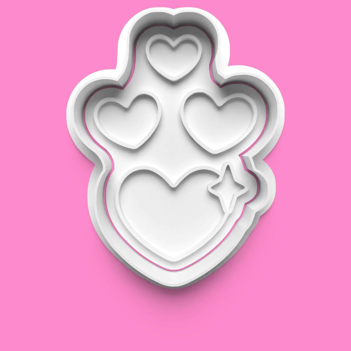 Valentines Love 2 complete Cookie Cutter and Embosser Stamp Set..