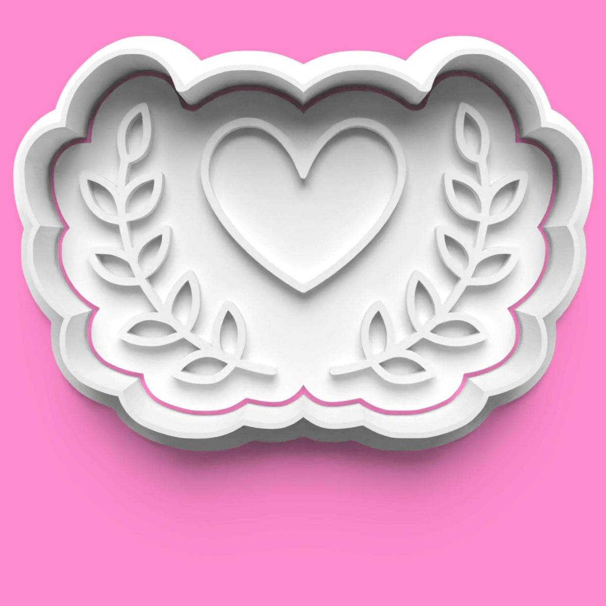 Valentines Love complete Cookie Cutter and Embosser Stamp Set. 0780.