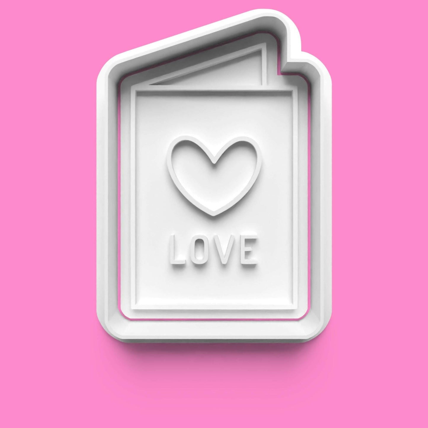 Valentines Love complete Cookie Cutter and Embosser Stamp Set. 0779.