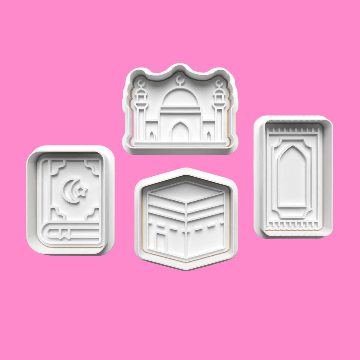 Islamic Cookie Cutter Set (4 pcs) | Eid & Ramadan Baking | PLA.