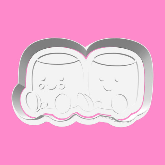 Jellycat Marshmallow Mugs Cookie Cutter - Hot Cocoa & S'mores Design