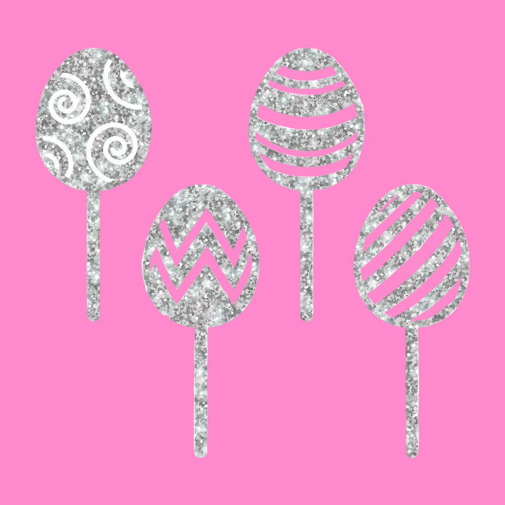 Easter Egg Cupcake Toppers.