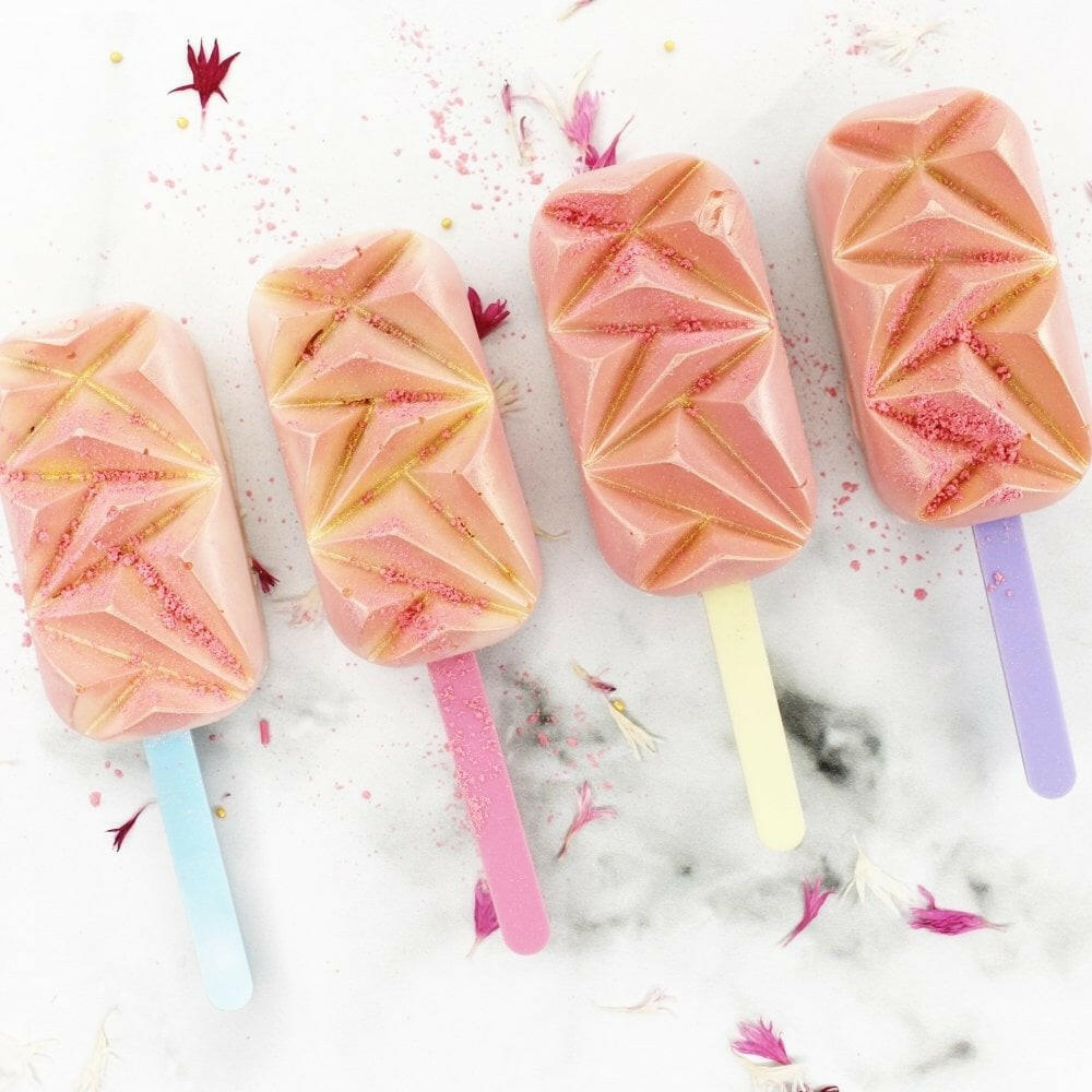 Make A Wish Pastel Cakesicle Sticks.