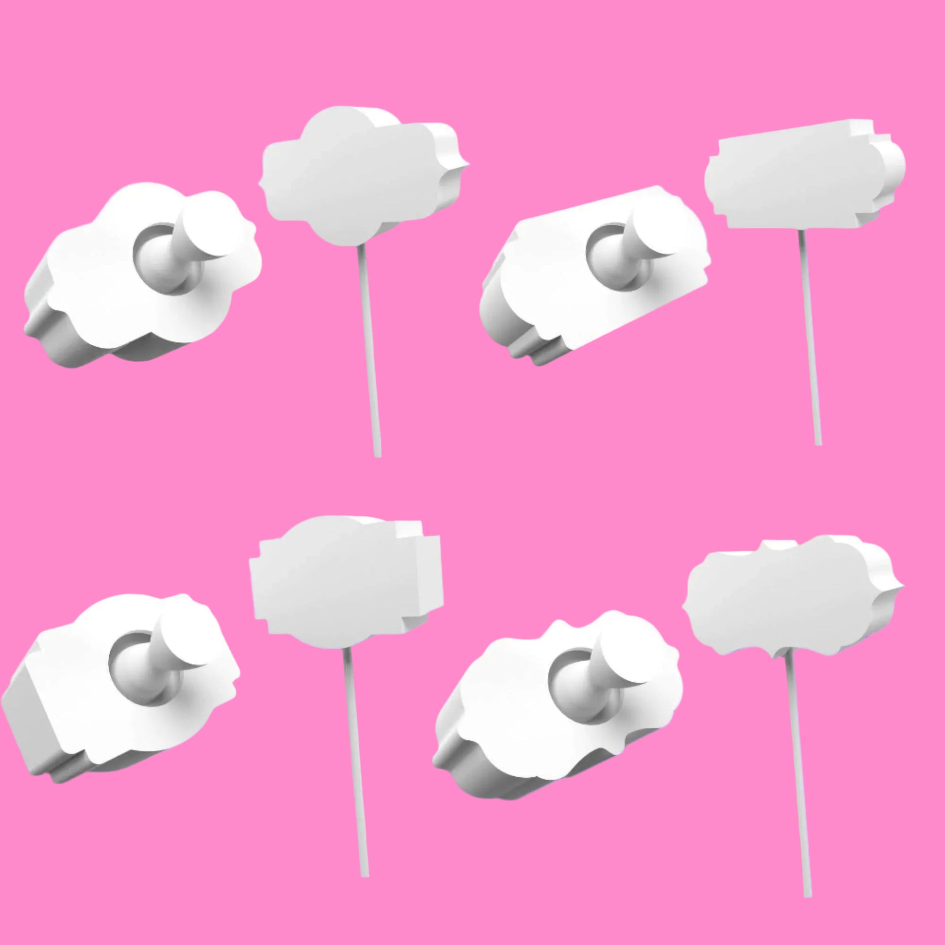 Professional Cake Pop Mold Set - 4 Eco-Friendly PLA Plastic Molds.
