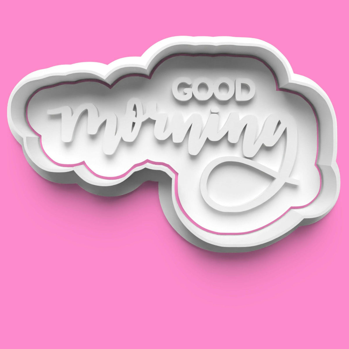 Inspirational Words Cookie Cutter & Stamp Set | 30 Motivational Designs | PLA.