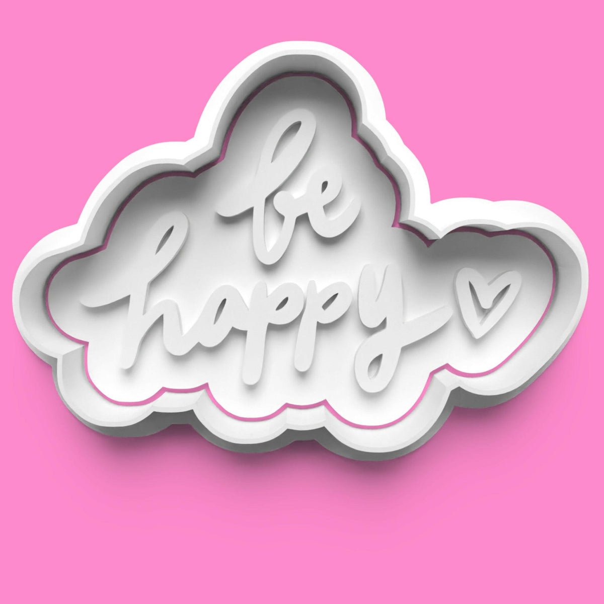 Inspirational Words Cookie Cutter & Stamp Set | 30 Motivational Designs | PLA.