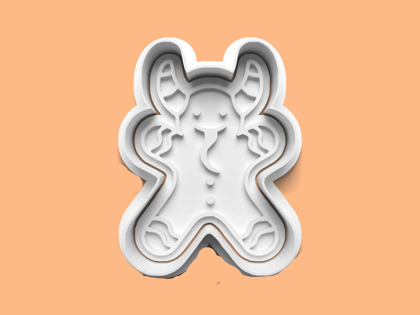 Krampus-Inspired Embosser and Cookie Cutter Set – Individual or Set of 3