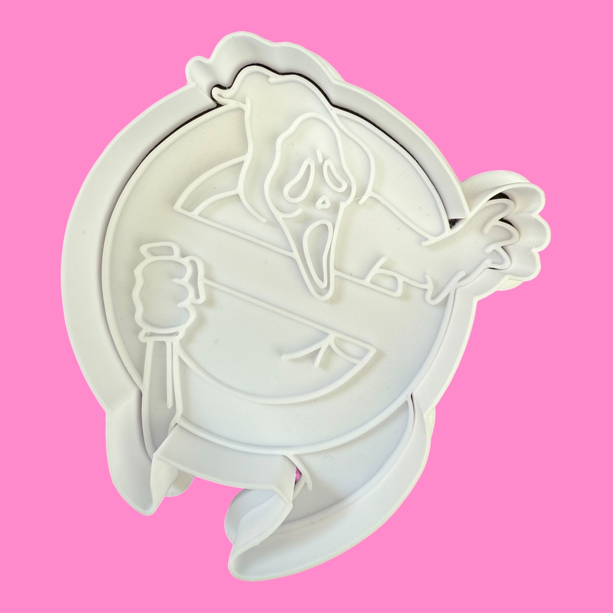 When Scream meets Ghosbusters – Cookie Cutter & Embosser Stamp (Approx. 8cm)