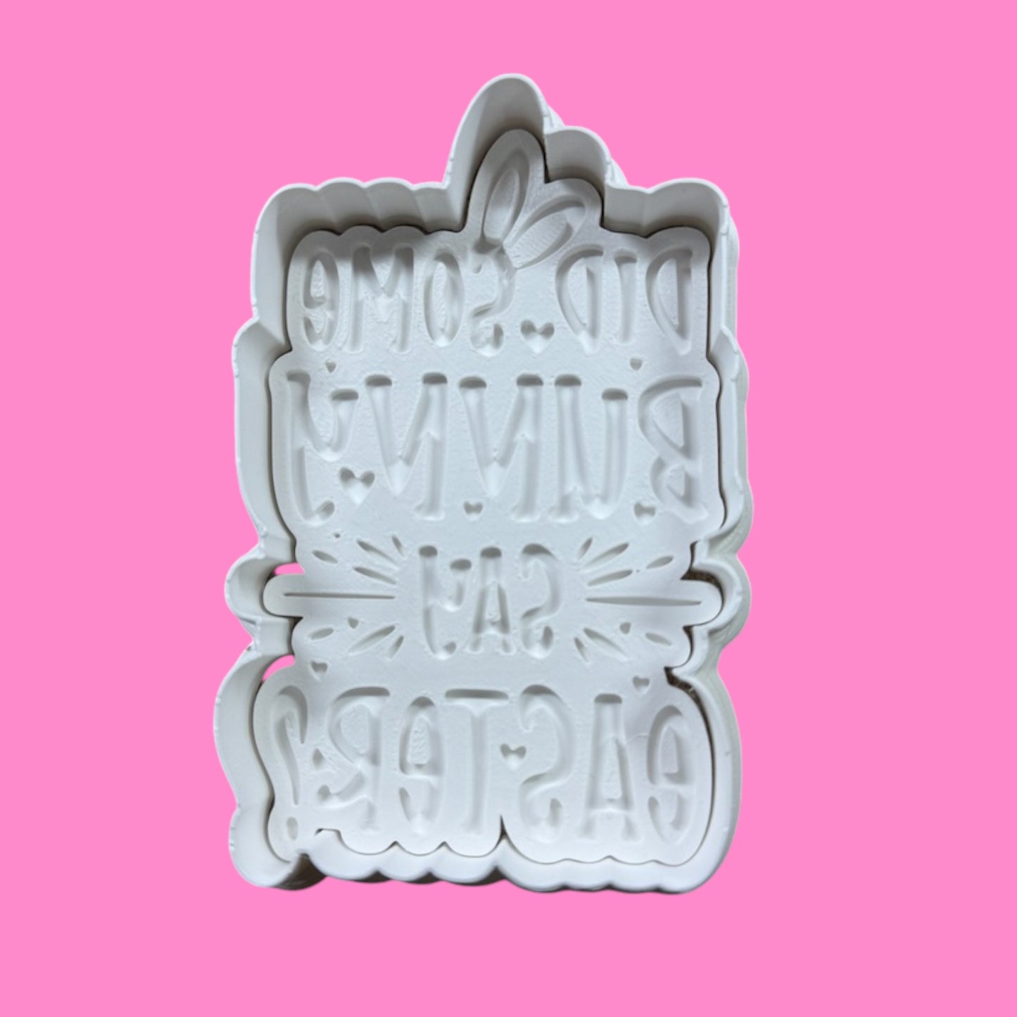 "Did Some Bunny Say Easter?" Cookie Cutter & Stamp