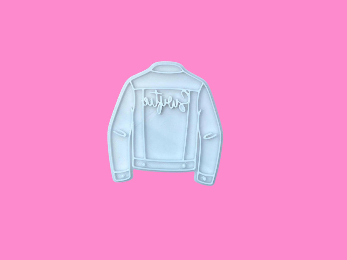 Inspired by Taylor Swift Denim Jacket  Cookie Cutter and  Embosser Set.