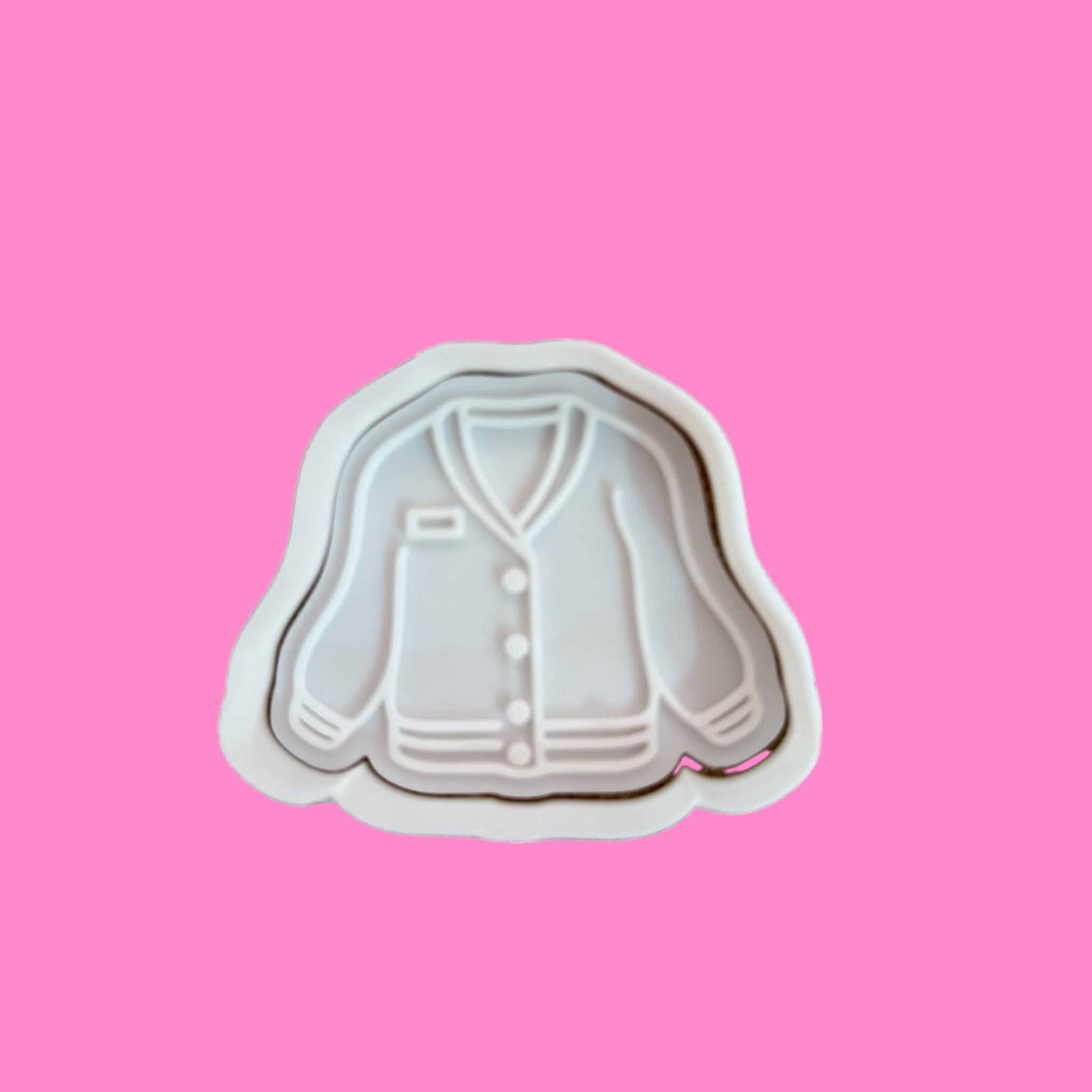 Taylor Swift–Inspired Cardigan Cookie Cutter & Embosser – Folklore Era Design