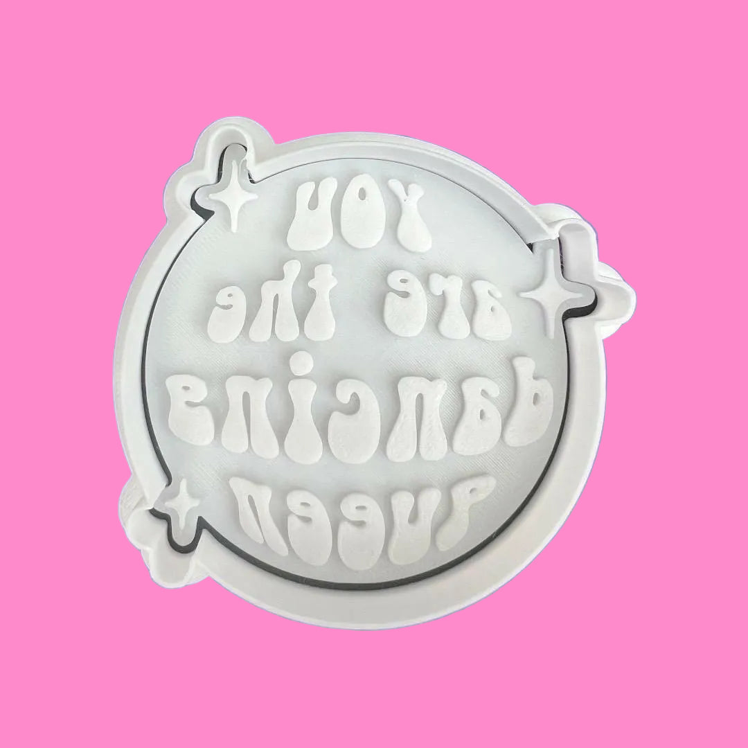You are the Dancing Queen  Cookie Cutter and  Embosser Set.